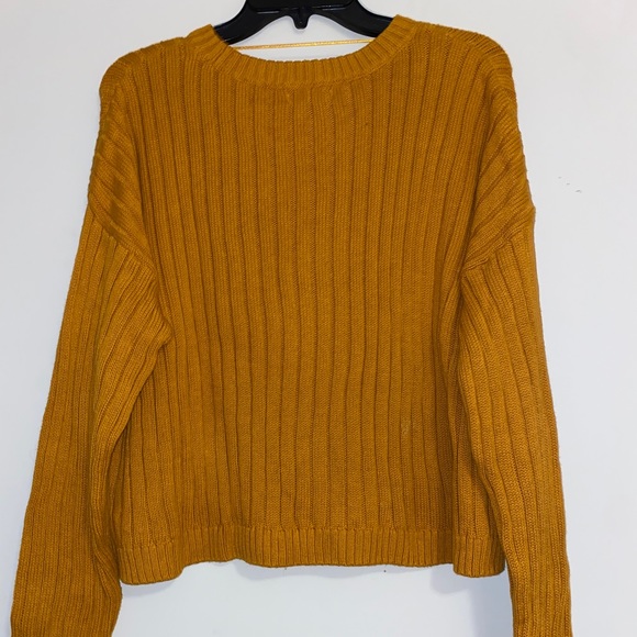 PacSun Yellow Ribbed Sweater - Picture 2 of 2